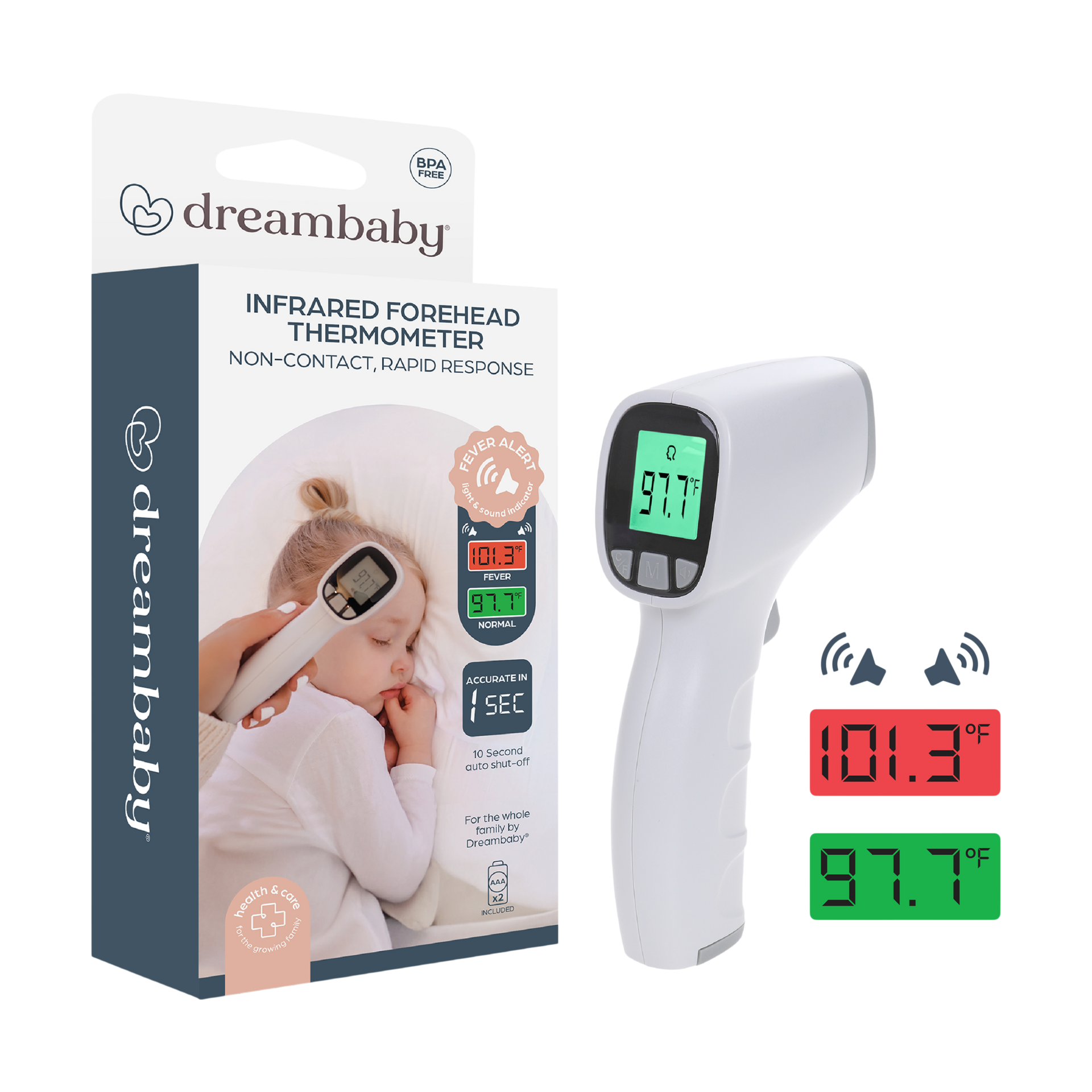 Dreambaby Rapid Response Infrared Thermometer.