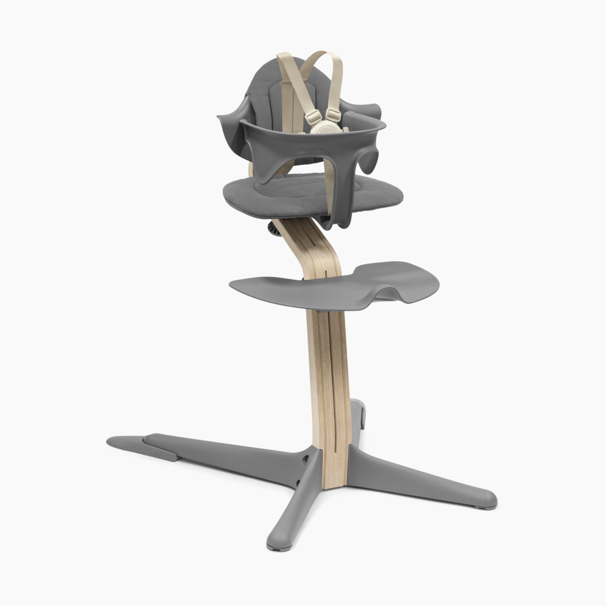 Stokke Nomi High Chair Bundle - Natural / Grey.