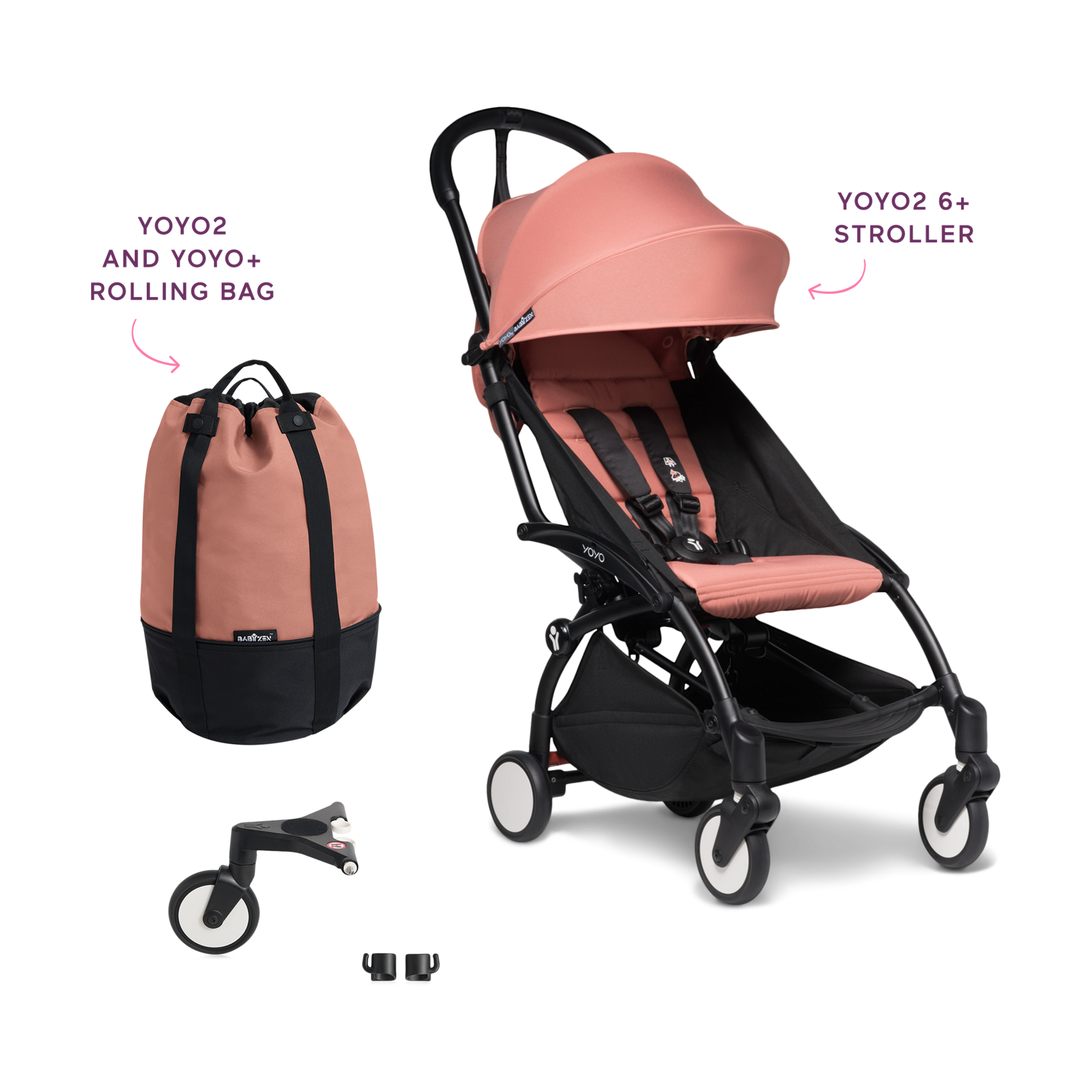 Babyzen YOYO2 6+ Stroller and YOYO+ Bag 