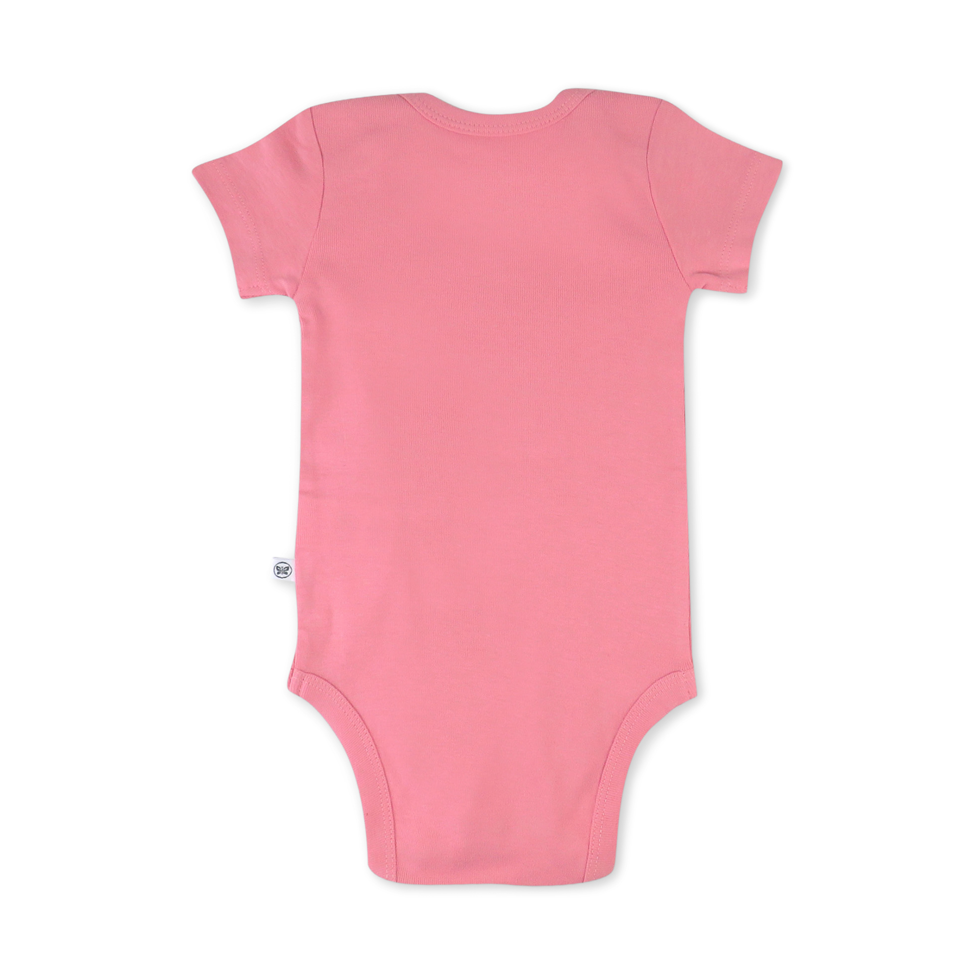 Honest Baby Clothing 10-Pack Organic Cotton Short Sleeve Bodysuits - Rainbow Pinks, 0-3 M, 10.