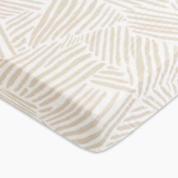 babyletto Mini Organic Muslin Cotton Crib Sheet.