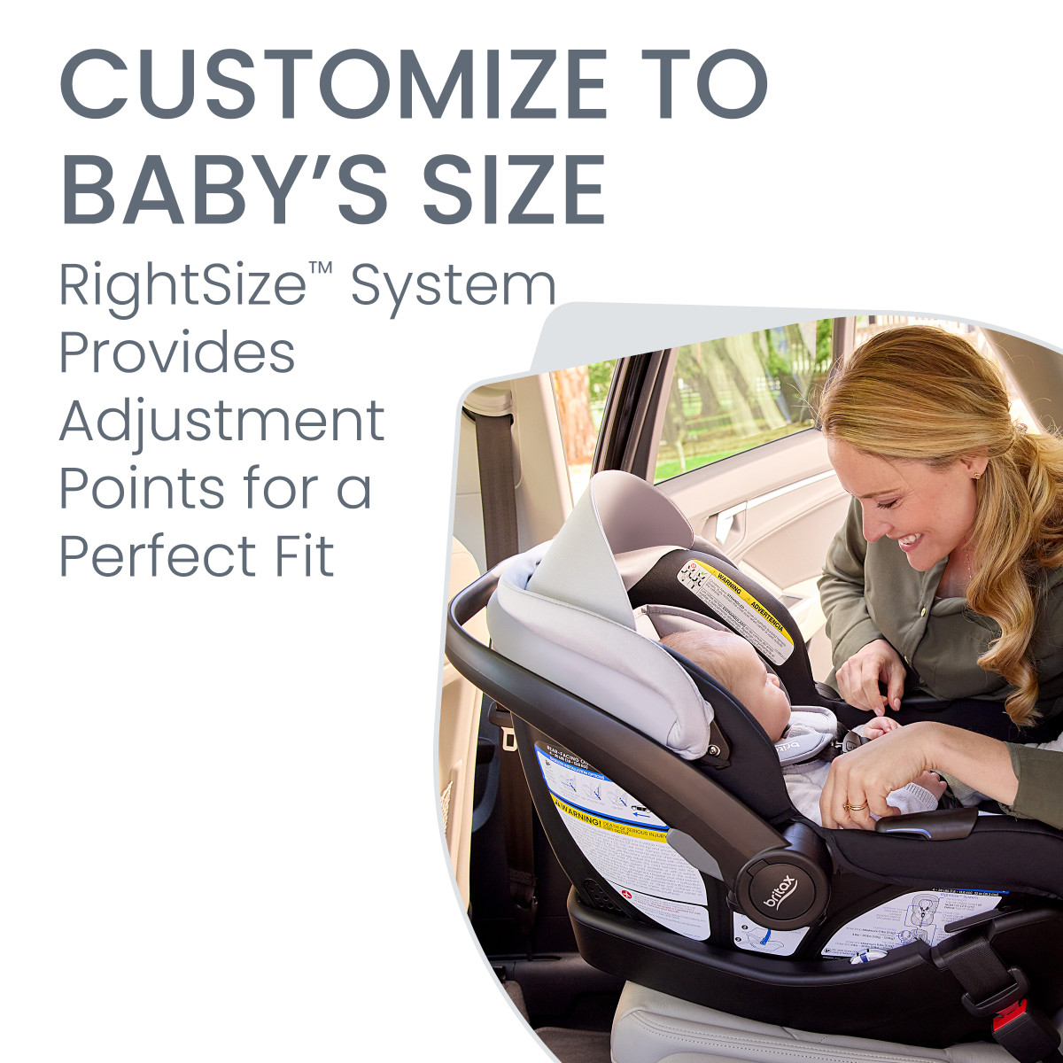 Britax Willow S Infant Car Seat with Alpine Base - Glacier Onyx.