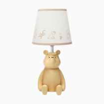 Lambs & Ivy Disney Baby Storytime Pooh 3D Table Lamp with Shade