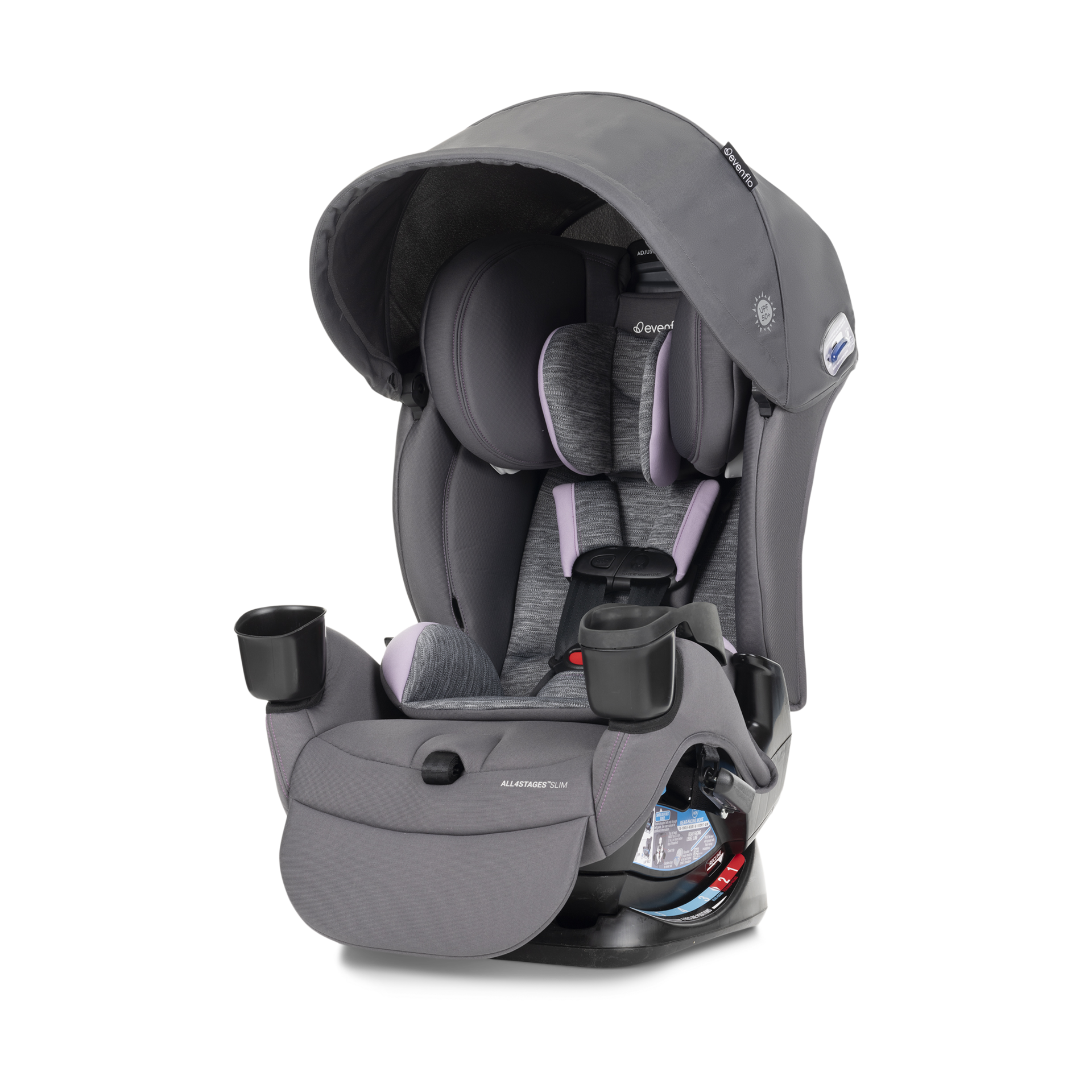 Evenflo All4Stages Slim+ 4-in-1 Convertible Car Seat - Bodie Gray.