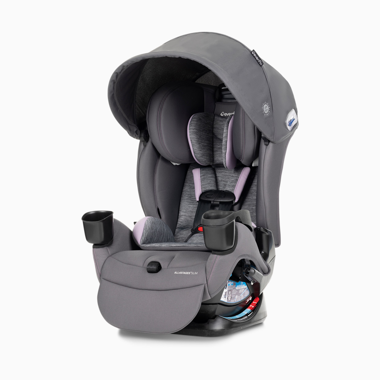 Evenflo All4Stages Slim+ 4-in-1 Convertible Car Seat - Bodie Gray.