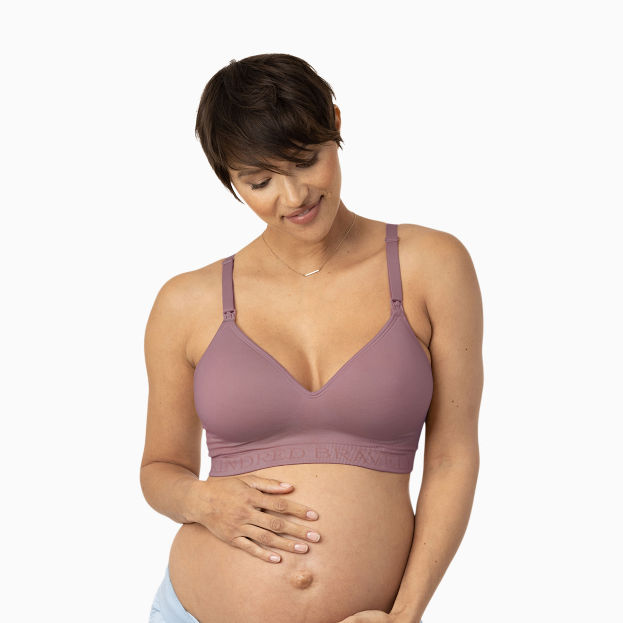 Kindred Bravely Simply Sublime Seamless Nursing Bra For Breastfeeding - Beige, 2 X Busty.