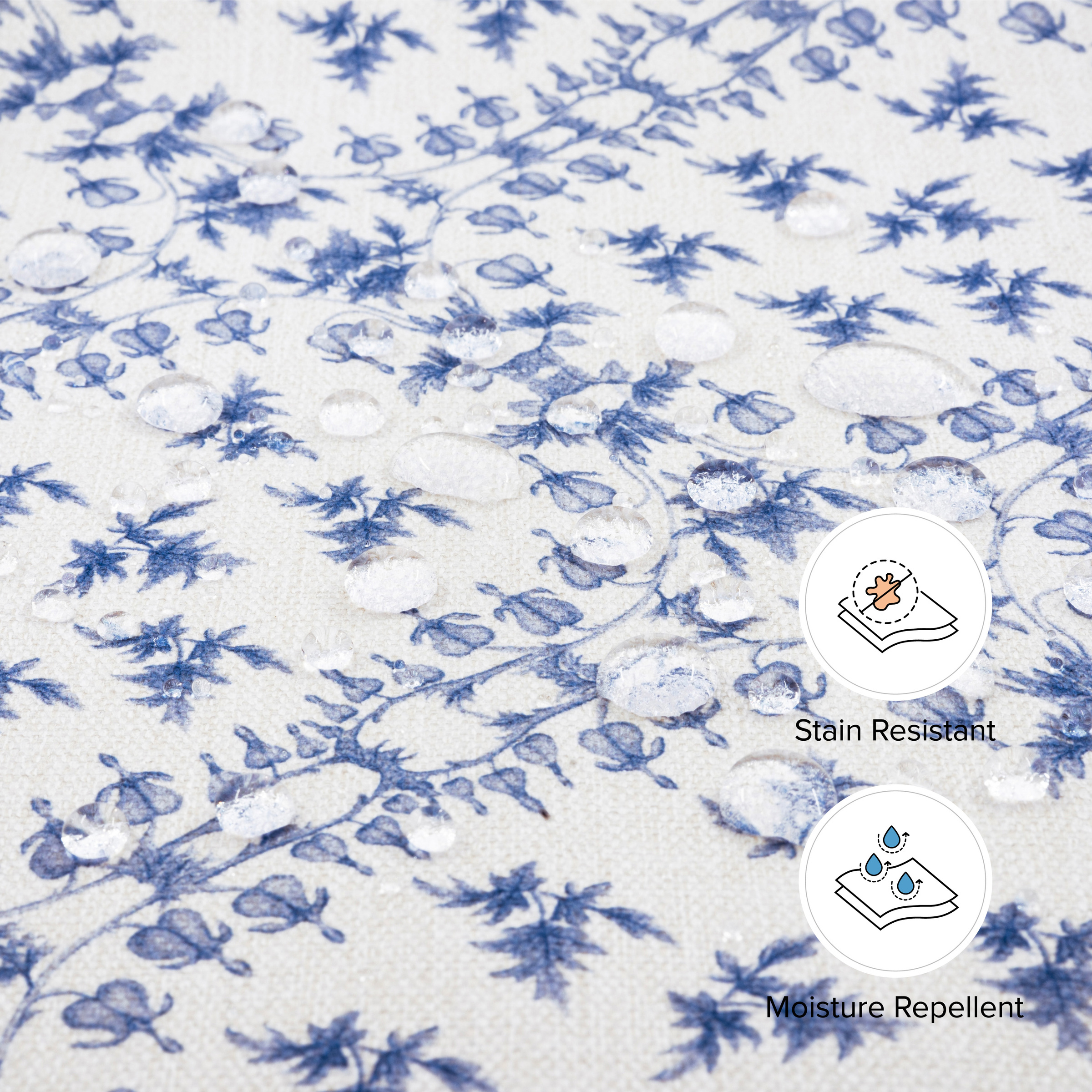 Namesake Sarah Flint x Namesake Crawford Swivel Glider - Blue Lattice Performance Eco-Weave.