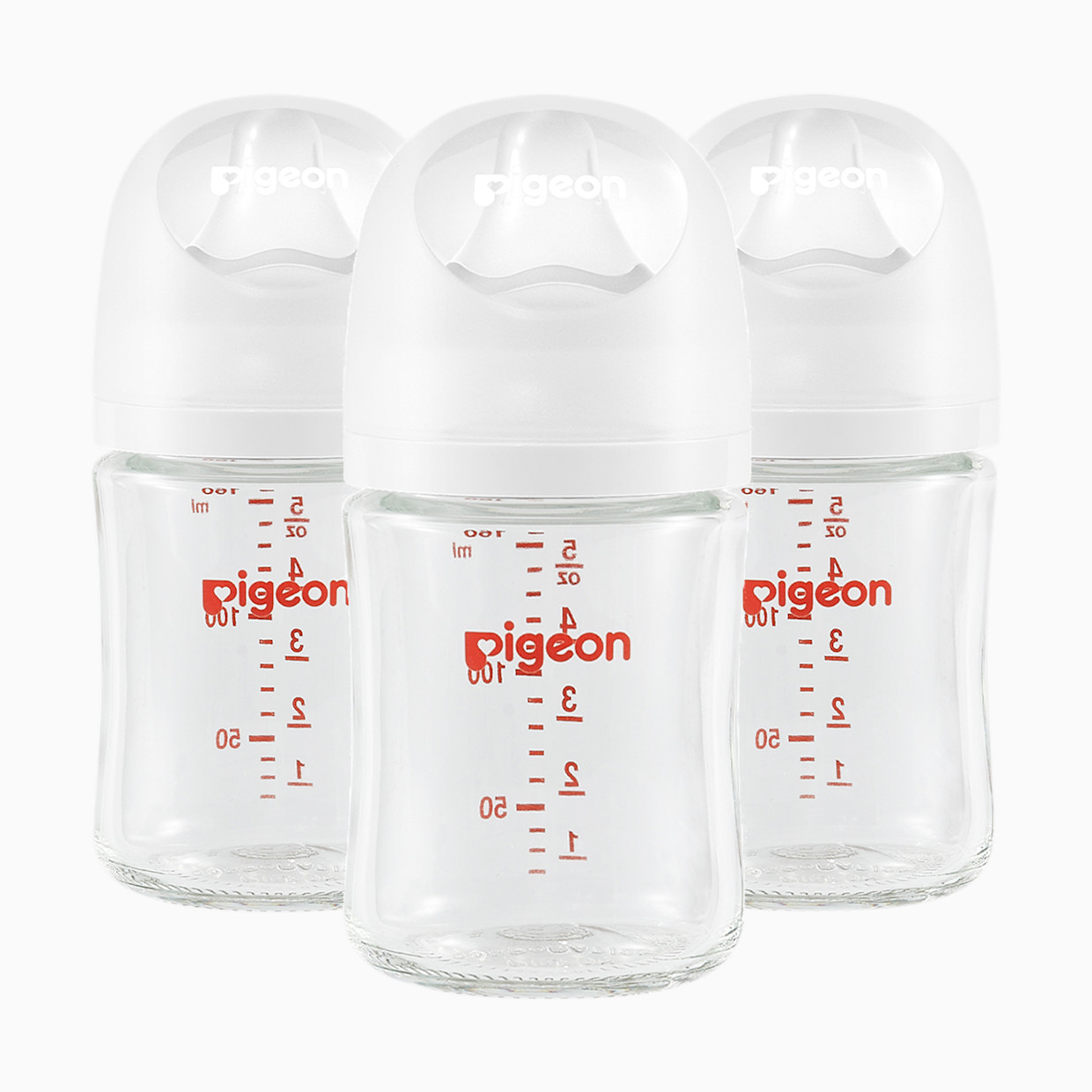 Pigeon Glass Anti-Colic Nursing Bottle Wide Neck 3 Pack - 5.4 Oz.
