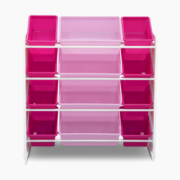 Delta Children Toy Storage Organizer - Bianca White/Pink.