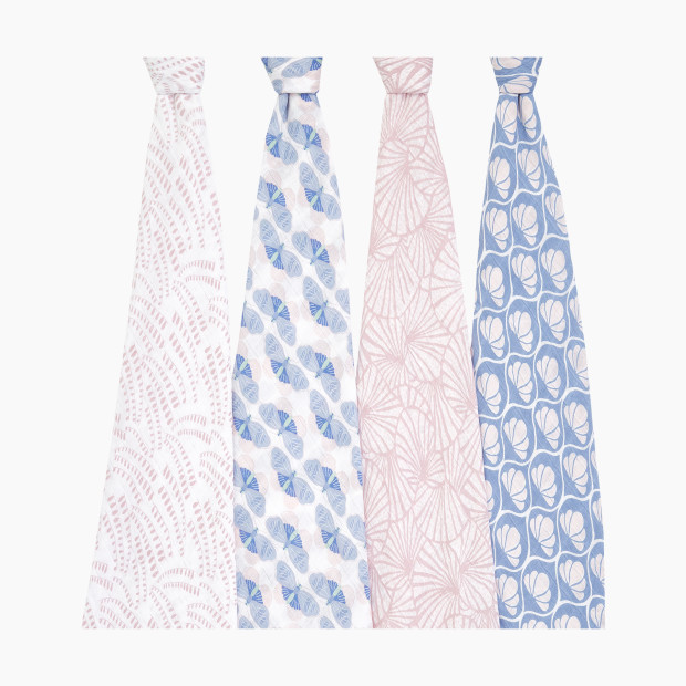 Aden + Anais Cotton Muslin Swaddle 4-Pack - Deco.