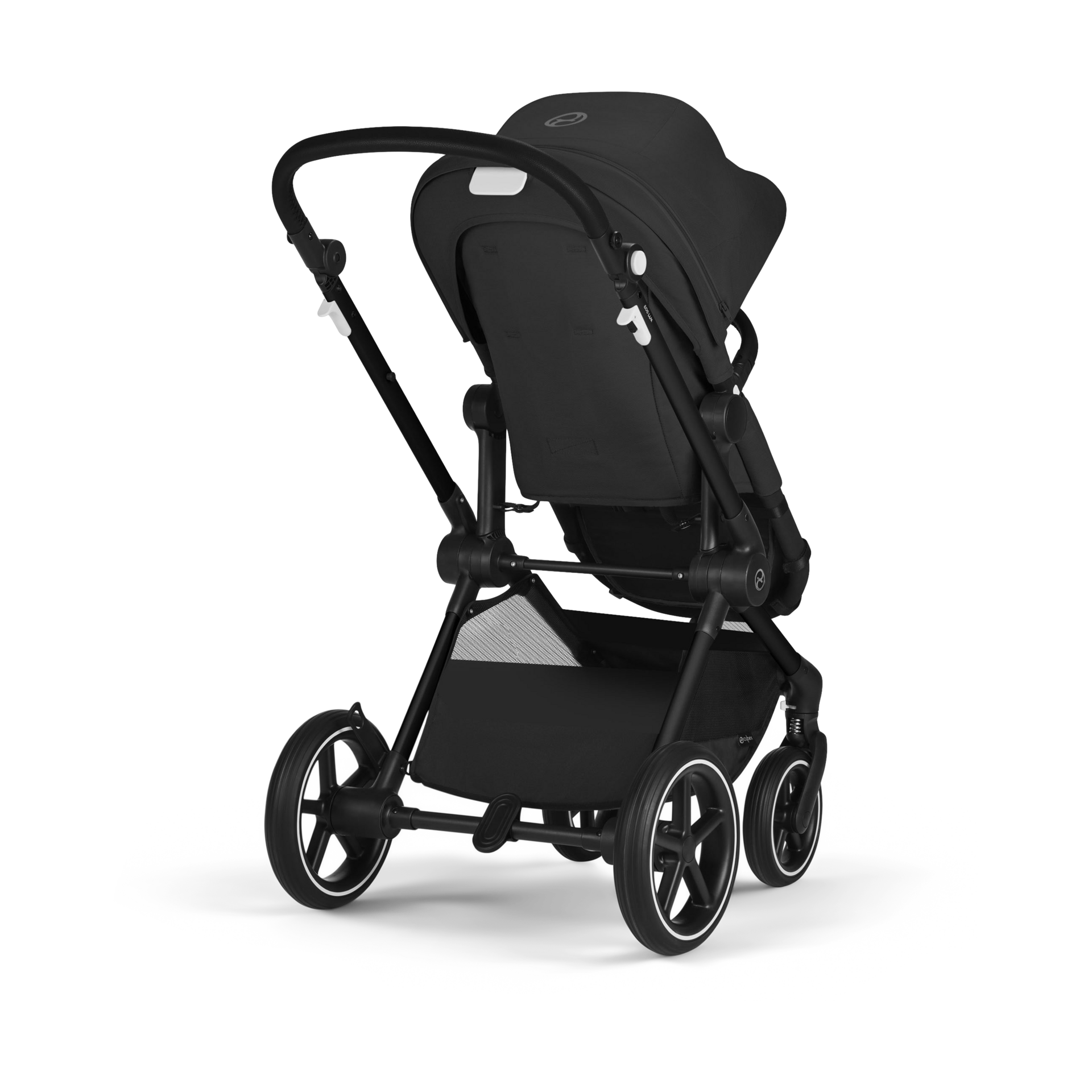 Cybex EOS Lux 2-in-1 Stroller - Moon Black.