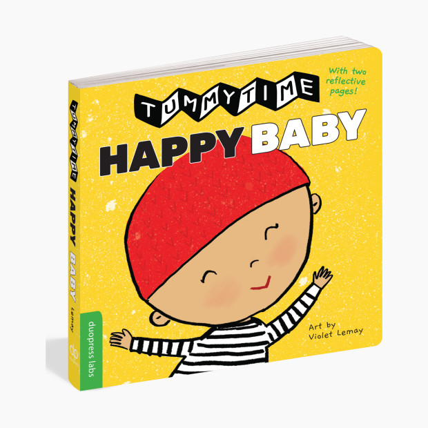 Tummy Time: Happy Baby.