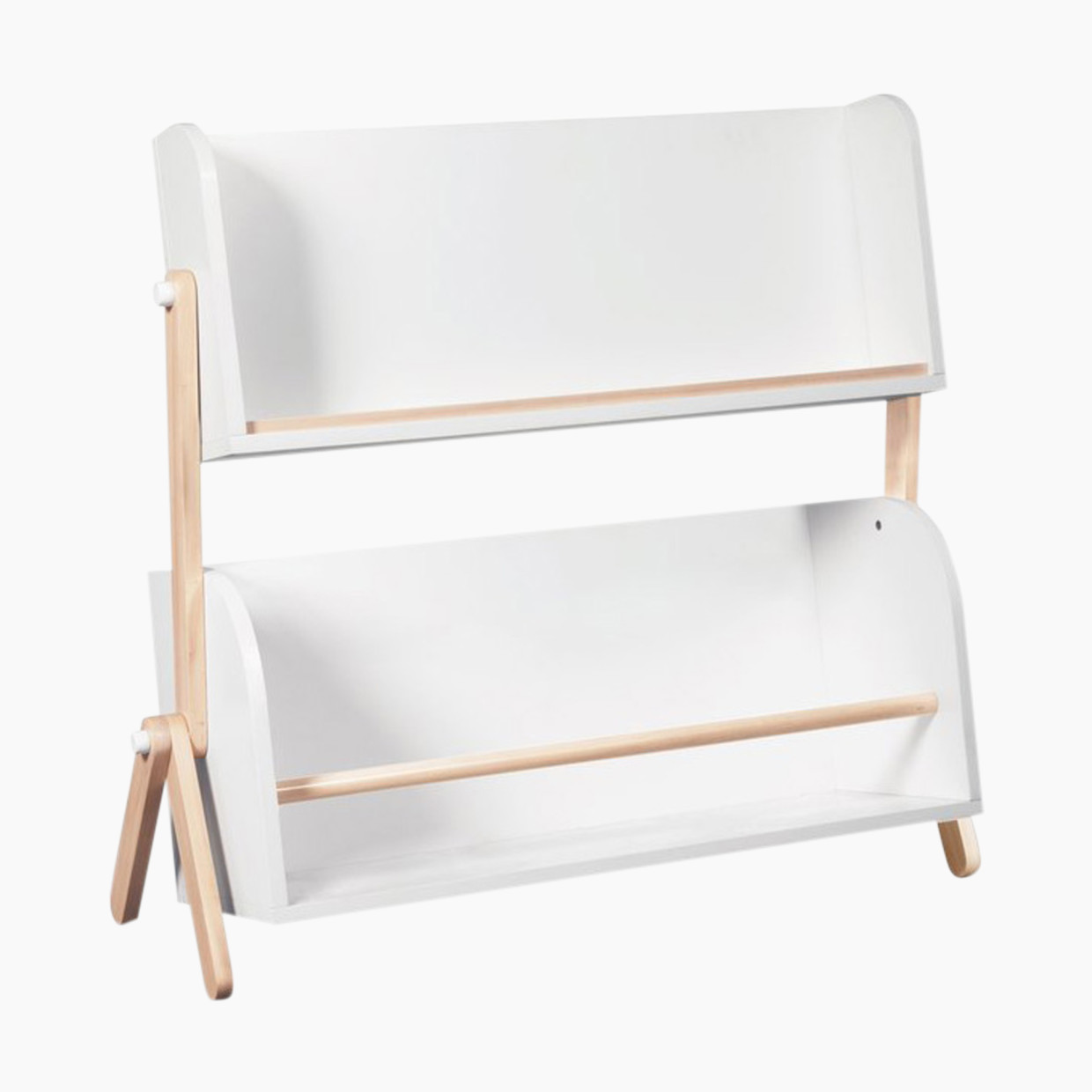 babyletto Tally Storage and Bookshelf - White/Washed Natural.