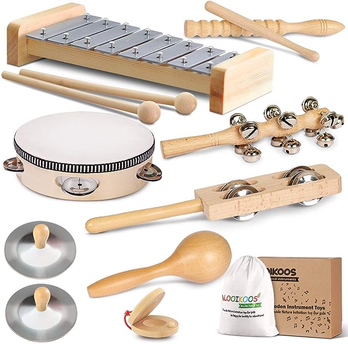 LOOIKOOS Toddler Musical Instruments Set.