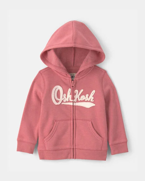 Carter's OshKosh Logo Fleece Zip-Up Hoodie.