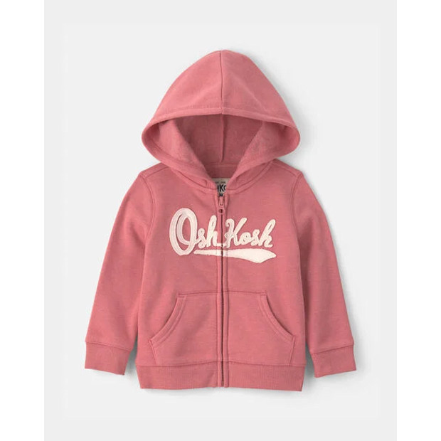 Carter's OshKosh Logo Fleece Zip-Up Hoodie.