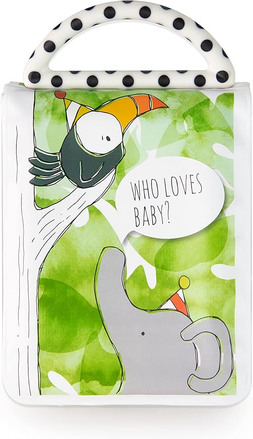 Sassy Sassy Developmental Look Book Photo Album, High Contrast Colors and Patterns, Drool Resistant Pages Hold Photos, 0+ Months.