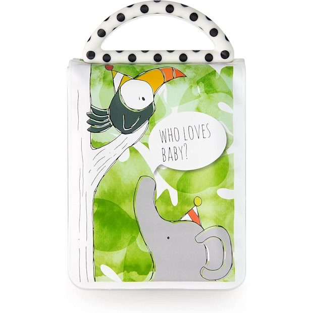 Sassy Sassy Developmental Look Book Photo Album, High Contrast Colors and Patterns, Drool Resistant Pages Hold Photos, 0+ Months.