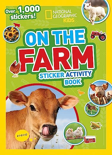 National Geographic On the Farm Sticker Activity Book.