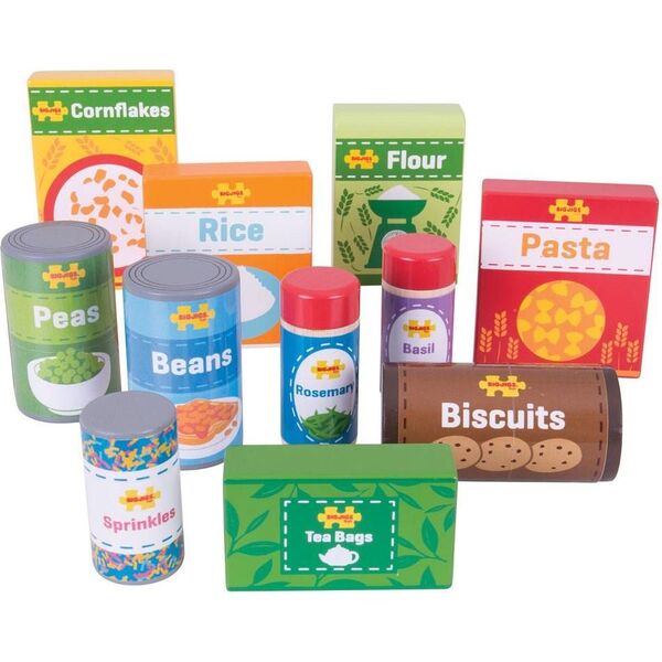 Bigjigs Toys Cupboard Groceries.