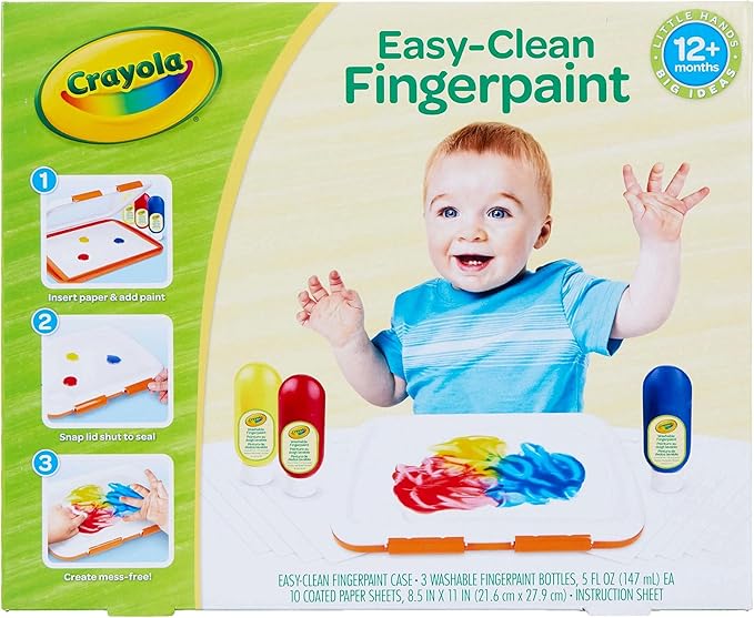 Crayola Washable Finger Paint Station.