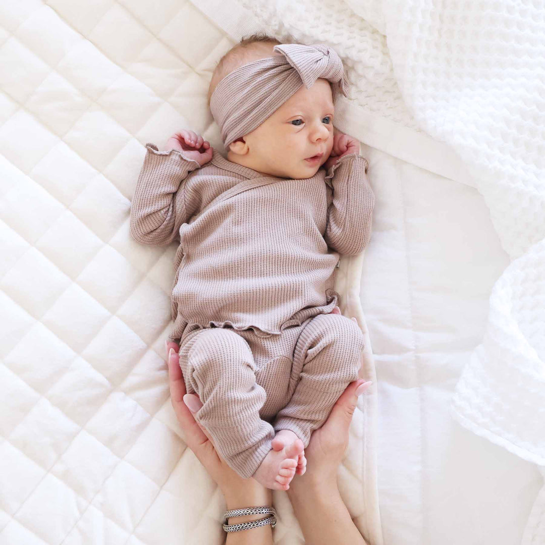 Caden Lane 2pc Waffle Crossover Top & Bottom.