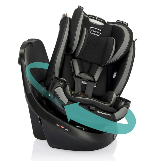 Evenflo Revolve360 Slim 2-in-1 Rotational Car Seat.