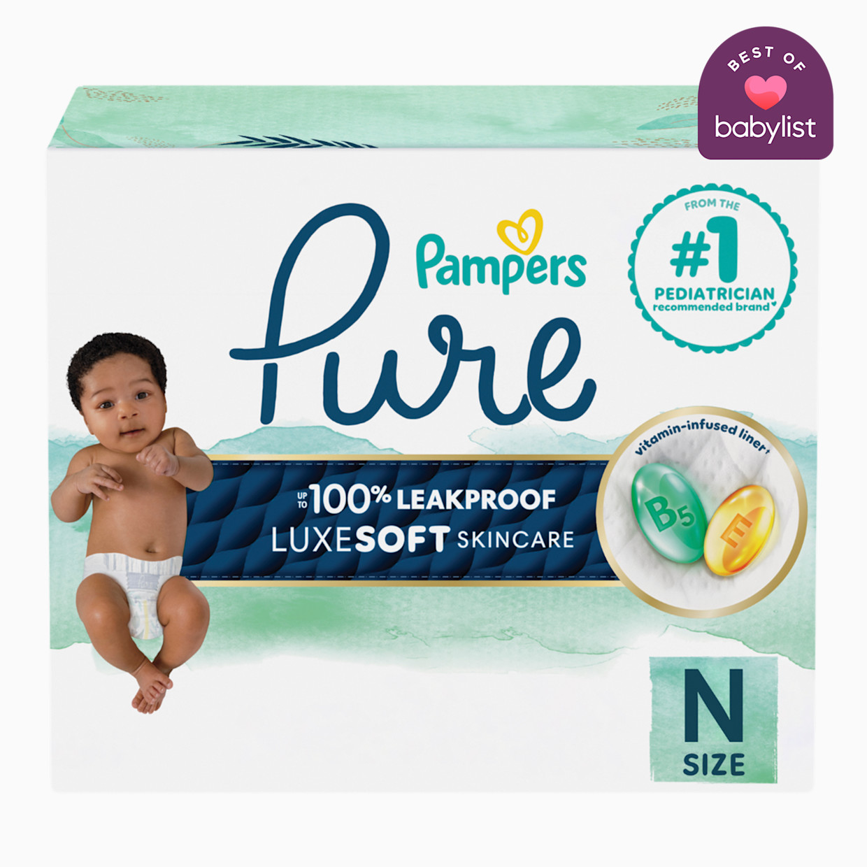 Pampers Pampers Pure Protection - Newborn (128 Count).