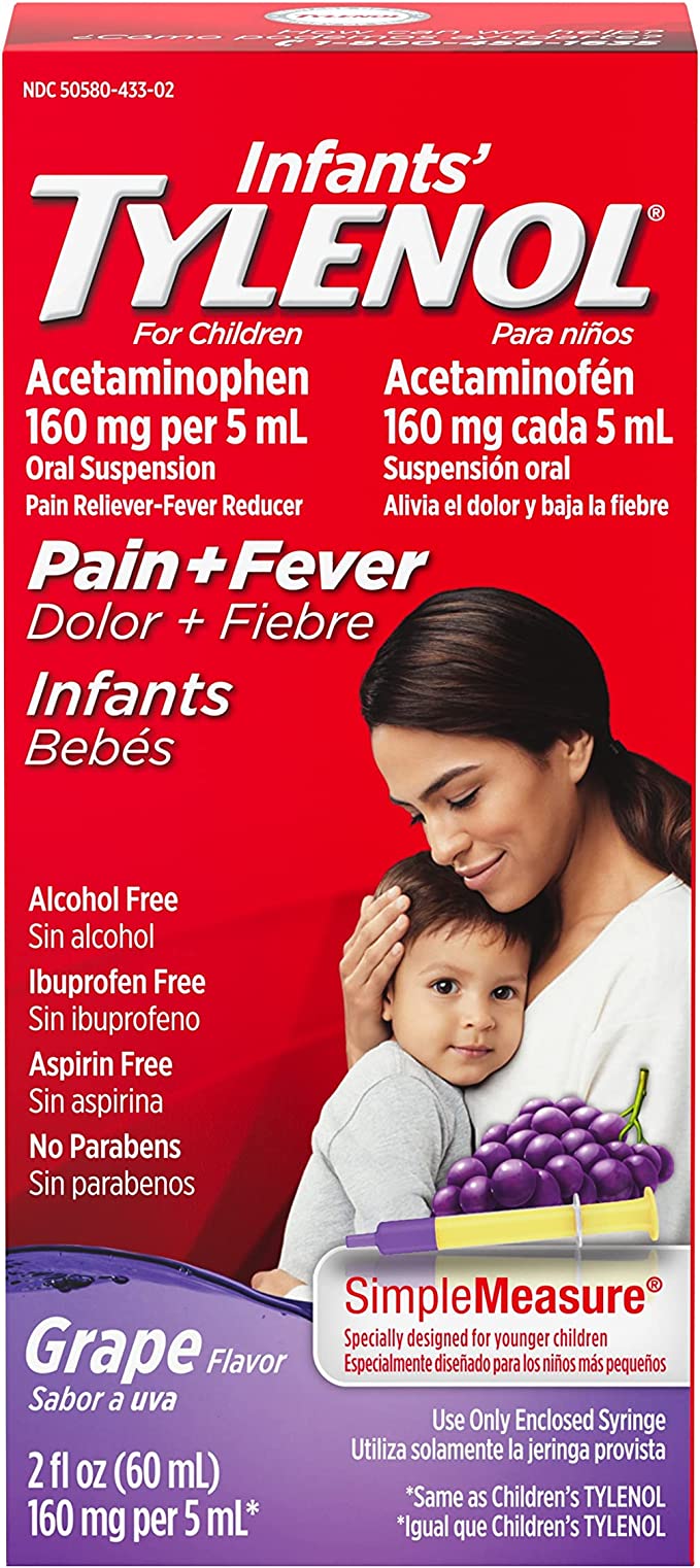 Tylenol Baby Fever Reducer & Pain Reliever.
