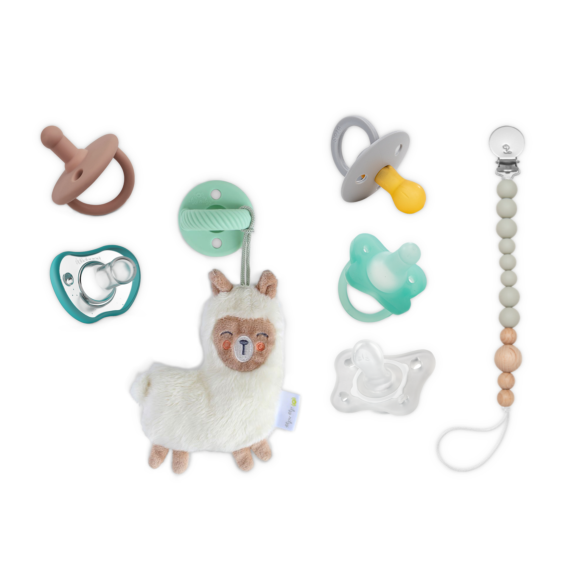 Babylist Pacifier Box (6 Pacifiers + 1 Clip)