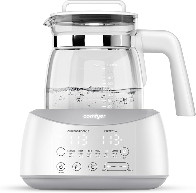 Comfyer Tea Kettle Electric with 6 Temperature Control .