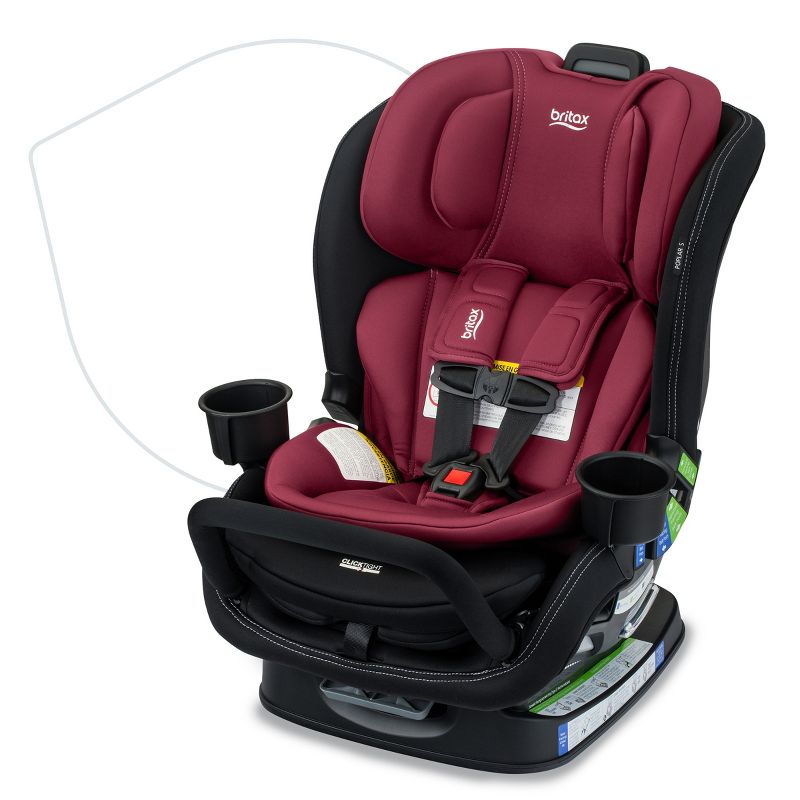 Britax Poplar S Slim 17-Inch Design with ClickTight Technology Convertible Car Seat.