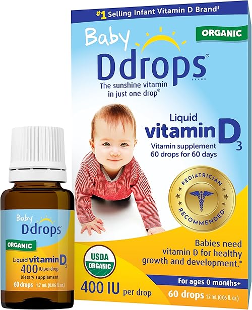 Ddrops Baby Vitamin D, 60 Drops  - $11.97.