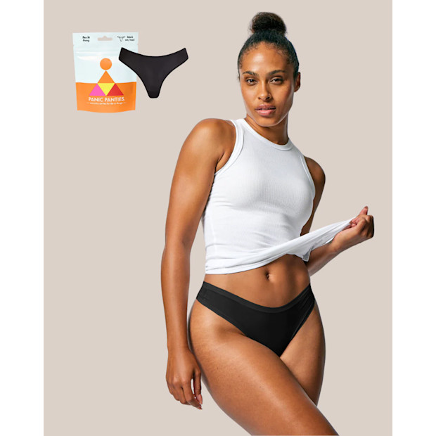 Panic Panties Flex Fit Thong - $13.00.