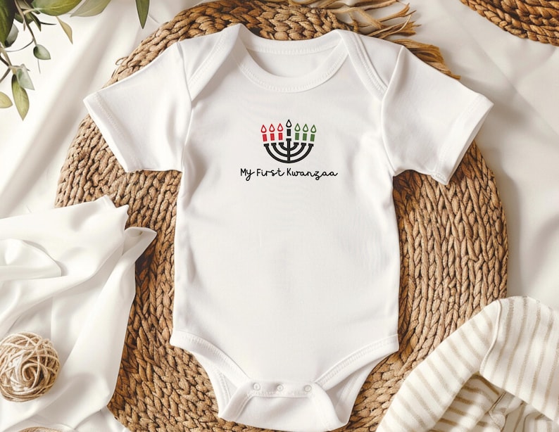 My First Kwanzaa Baby Bodysuit.