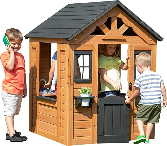 Backyard Discovery Sweetwater All Cedar Wooden Playhouse - $249.00.