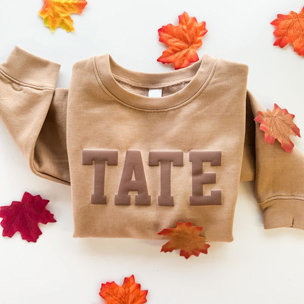Marie Company Custom Kids Name Sweatshirt.