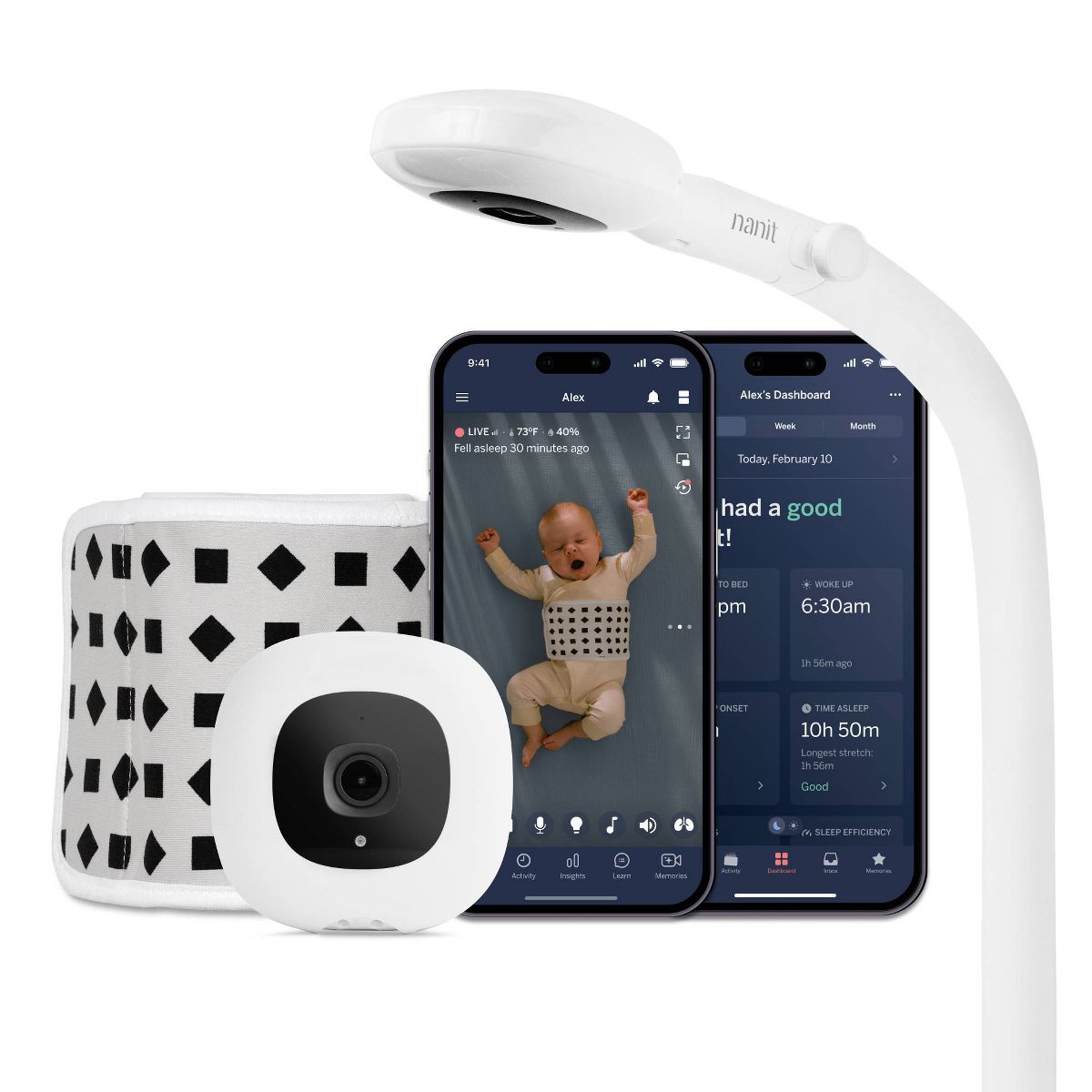 Pro Smart Baby Monitor & Floor Stand.