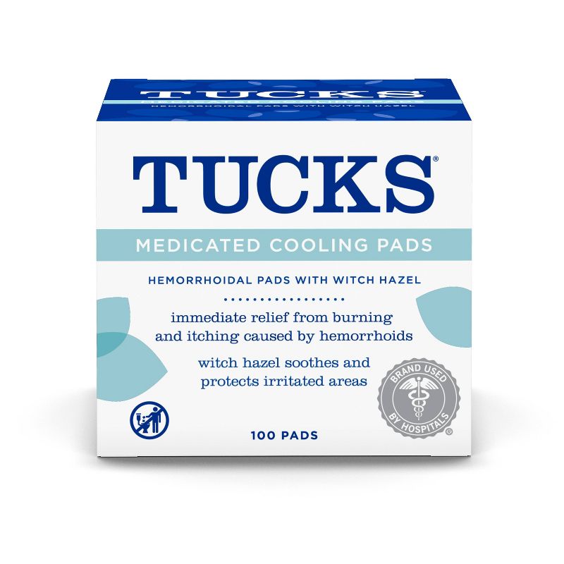 Tucks Medicated Hemorrhoidal Pads.