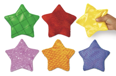 Sensory Star Beanbags - Set of 6.