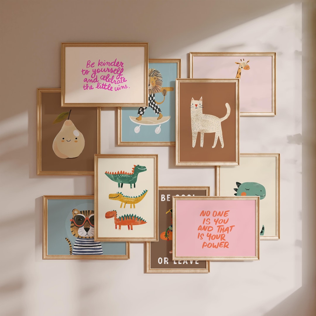 Ps Paper Design Colorful Nursery Wall Art - $12.27.