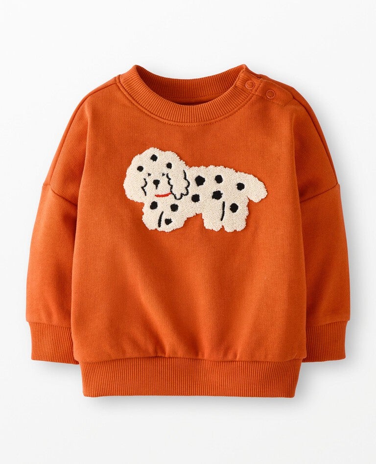 Oversized French Terry Graphic Sweatshirt.