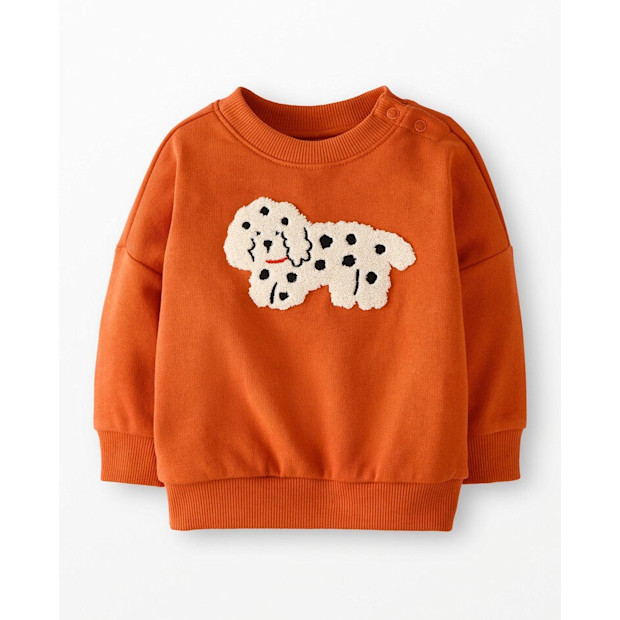 Oversized French Terry Graphic Sweatshirt.