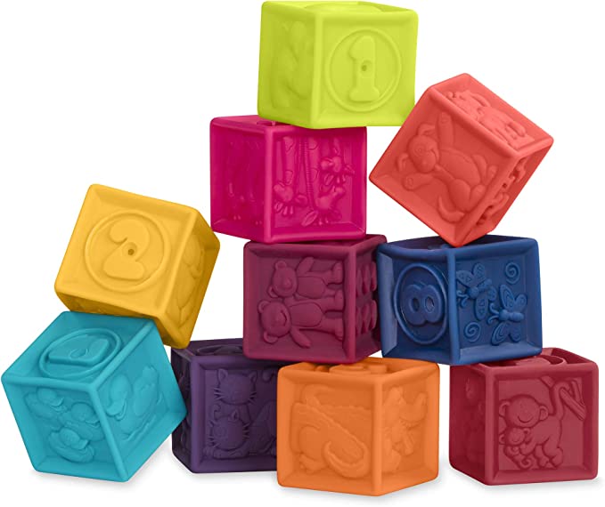 B. Toys One Two Squeeze Blocks.