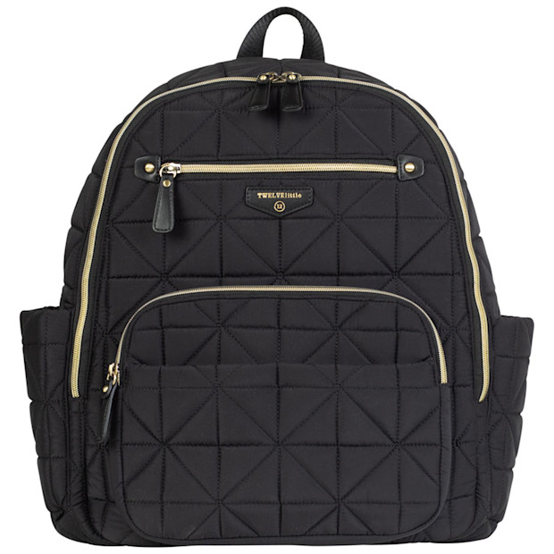 Twelvelittle Companion Quilted Nylon Diaper Backpack.
