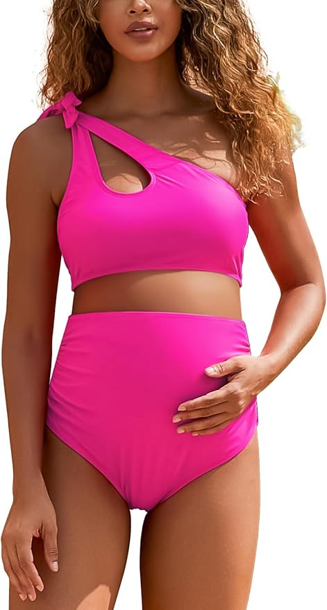 DEBELLY Maternity Swimsuit Bikini Set.