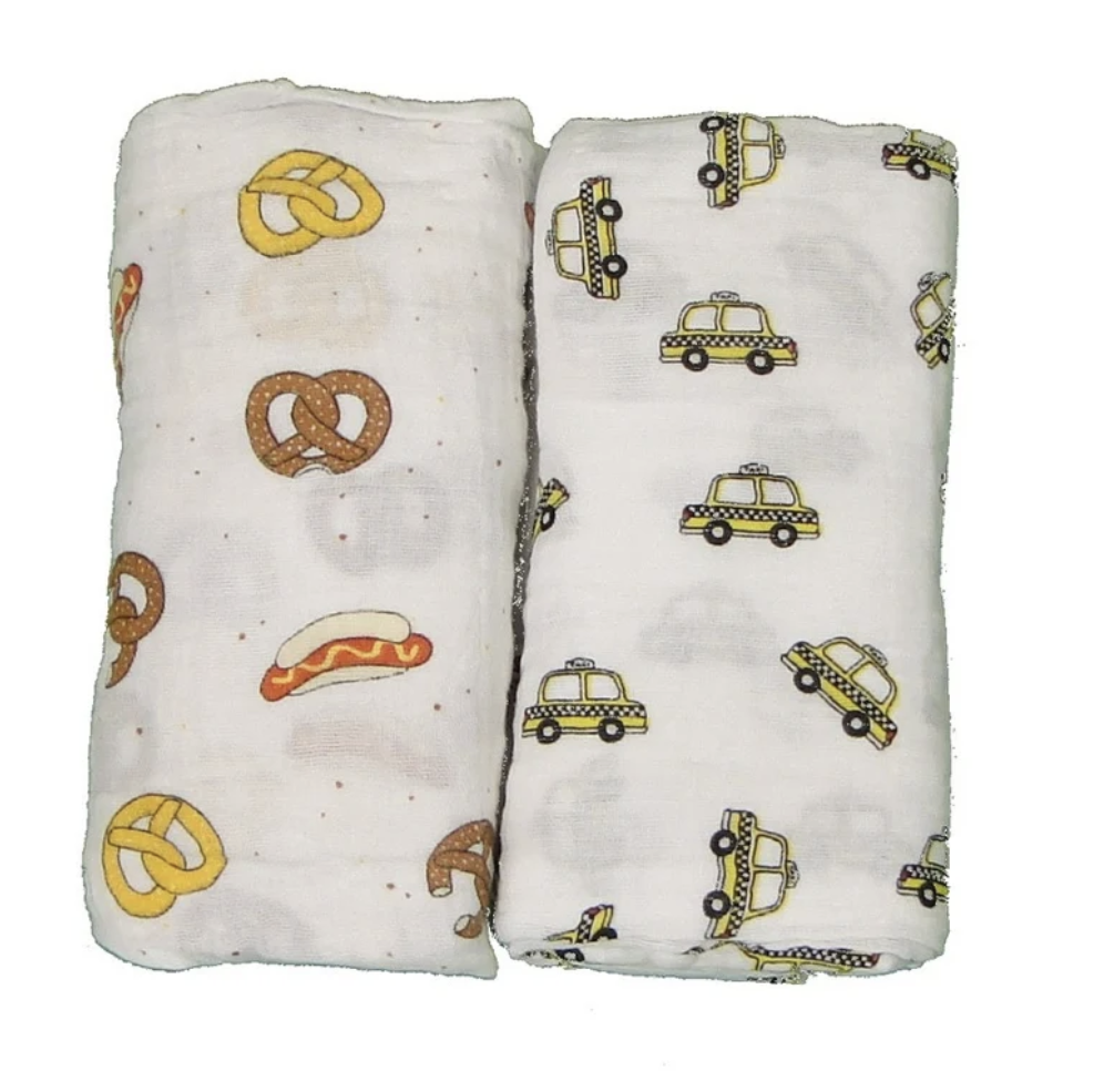 Babesta Taxi & Pretzel Swaddle 2-pack.