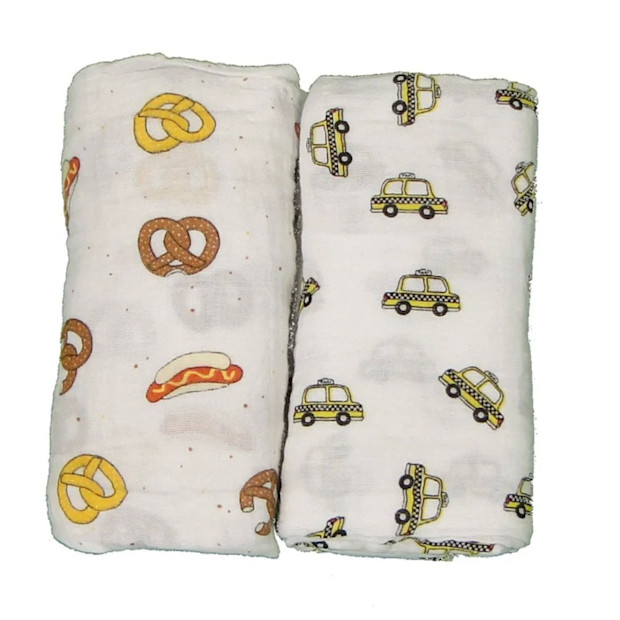 Babesta Taxi & Pretzel Swaddle 2-pack.