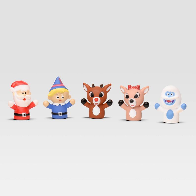  Rudolph the Red-Nosed Reindeer Finger Puppets.