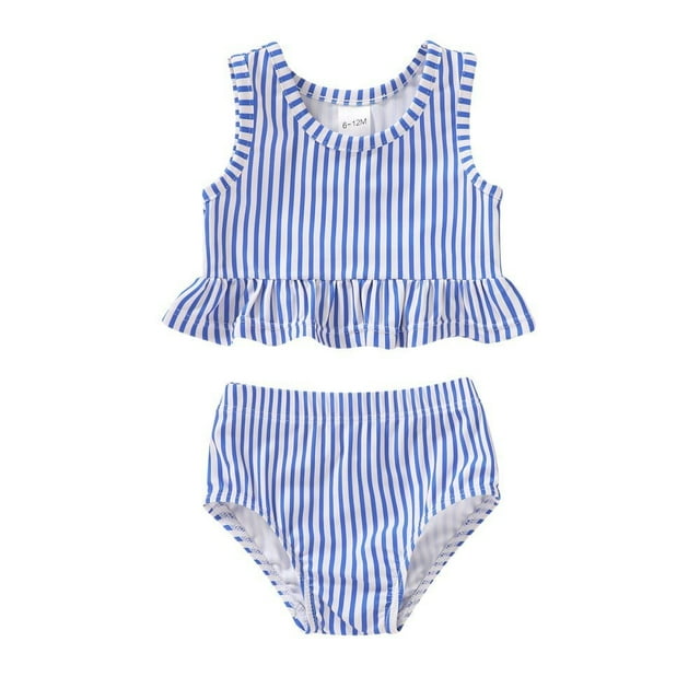Younger Tree Toddler Baby Girls Summer Swimsuit.